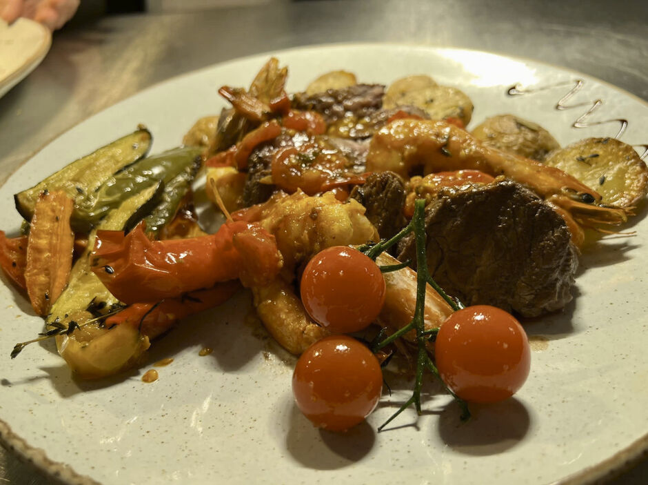 Seafood dish