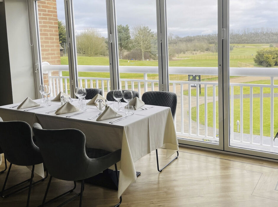 Views of the countryside from La Vista Restaurant